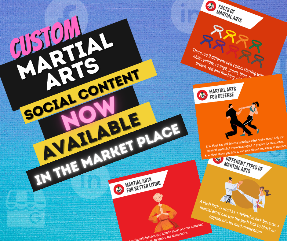 Martial Arts Pack Now Available 